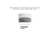 Interface Toolbox for Human Resources (PX-XX-TL) - Nicx · 2016. 3. 10. · Managing TemS e Files ... You access the Toolbox using transaction PU12. In the Time Management component