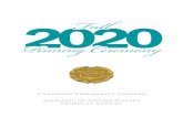 2020 Fall...Alan and Barbara Rosskamm Anonymous Donors Anthem Blue Cross and Blue Shield Ardelia Lois Dickens and Zella M. Haggins Memorial Scholarship Fund Aspen Institute/Siemens