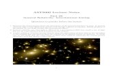 AST2000 Lecture Notes · AST2000 Lecture Notes Part 2E General Relativity: Gravitational lensing Questions to ponder before the lecture 1.Newton’s law of gravitation shows the dependence