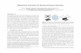 Reactive Control of Autonomous Drones · 2021. 1. 12. · autopilot Figure 1: Software components in mainstream drone platforms. The ground control station let users con gure high-level