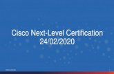 Cisco Next-Level Certification - ETC...Cisco Next-Level Career Certification - CCNP Data Center-CCNP Data Center Core-Exam 300-601 (DCCOR)-One CCNP Data Center Concentration-Exam from:-Exam