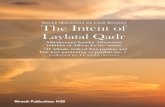 The Intent of Laytal Qadr...The Intent of Laytal Qadr . By Shaykh Muhammad bin Umar Bazmool . Translated by . Abbas Abu Yahya . 2