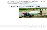 BACKGROUND Institutional Analysis... · Web viewIn Nepal, Department of Irrigation (DoI) is a government organization under Ministry of Irrigation, with a mandate to plan, develop,