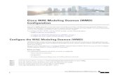 Cisco WAE Modeling Daemon (WMD) Configuration Cisco WAE Modeling Daemon (WMD) Configuration Author: