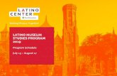 Smithsonian · 2019. 9. 22. · Smithsonian Molina Family Latino Gallery (MFLG) Overview Continued 12:30 PM Activating Community Spaces through Digital Storytelling and Pop-Up Installations
