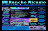 T A U R NE AS R Rancho Nicasio RA AUGUST 2019 Go d V ib … 2019/rancho_August19.pdfSUN SEPT. 8 PABLO CRUISE $35/$40 SUN SEPT. 1 5 DANNY CLICK AND THE HELL YEAHS RON ARTIS II & THE