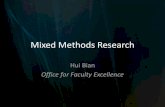 Mixed Methods Research · 2018. 9. 12. · Mixed Methods Research • Definition –“as a method, it focuses on collecting, analyzing, and mixing both quantitative and qualitative