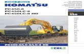 YDRAULIC E · 2019. 1. 30. · PC450-8 HYDRAULIC EXCAVATOR With its newly developed Komatsu ECOT3 engine, the PC450-8 signiﬁ cant-ly reduces hourly fuel consumption through highly
