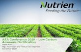 AEA Conference 2020 Low Carbon Ammonia Certification...AGRICHEM TEC AGRO INVESTMENTS AND JV’S Source: Nutrien Australia Nutrien has a unique global footprint and well positioned