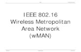 IEEE 802.16 Wireless Metropolitan Area Network (wMAN)Spring 2010 Hadassah College Dr. Martin Land Grant Management Subheader Piggy Back Request (PBR) Number of bytes of uplink bandwidth