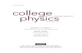 aP college physics oachassets.pearsonschoolapps.com/asset_mgr/current/... · In 2006, we published College Physics: A Strategic Approach, a new algebra-based physics textbook for