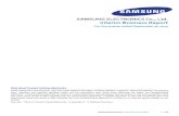 SAMSUNG ELECTRONICS Co., Ltd. Interim Business Report · 2020. 12. 15. · SonoAce Deutschland GmbH . 2001.10 . Medical equipment . 113 . Over 50% . N . Samsung Electronics (UK) Ltd.