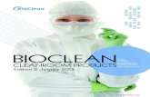 BIOCLEAN - CMS Cientifica Cleanroom Products Americas.… · BioClean-D™ garments are specially designed and manufactured from lightweight, low-linting, durable material. They provide