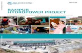 RAMPUR HYDROPOWER PROJECT - World Bank · rampur hydropower project. land acquisition | resettlement | community development practices. this note documents the practices of sjvn limited