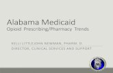 Alabama Medicaid · 2019. 3. 8. · Clemice Hurst, RPh Alexander Jenkins, PharmD Clinical Pharmacist Audit Pharmacist (334) 353-4593 (334) 353-4584