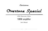 HRM Bluesmaster Edition 100W amplifier - Ceriatone · 2017. 1. 2. · 100W amplifier User’s Manual . 2 ... represents our personal version of the late ‘90s circuit of this type
