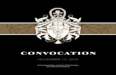 convocation - Conestoga College Documents... · 2020. 11. 11. · Sandra Schelling Executive Dean, Workforce Development, Continuing Education & Online Learning Tim Schill Associate