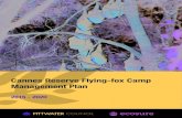Cannes Reserve Flying-fox Camp Management Plan...Biodiversity Act 1999 (EPBC Act). This document supplements the current Cannes Reserve Flying-fox Colony Management Plan within the