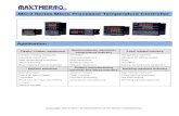 MC-2 Series Micro Processor Temperature Controllermaxthermo.com/ENG/upload/file/MC_2x38_Catalog.pdf · Copyright 2010-2011 © MAXTHERMO-GITTA GROUP CORPORATION Standard Specification