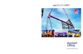 ESTABLISHED 1996 - Durham Lifting Ltd · 2020. 6. 18. · n BS EN 13155:2003+A2:2009 Cranes - Safety - Non-fixed load lifting attachments n BS EN 1993-1-1:2005 Eurocode 3 n EC Machinery