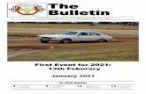 The Bulletin · 2021. 1. 28. · The Bulletin JAN 21 5 President’s Reports Presidents Report November 2020 Well this month’s bulletin is for the months of October and November