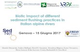 Biotic impact of different sediment flushing practices in ... · - 4 monitoring Stations: ADDA1-4 - ≈ 100 samples considered in the analyses From A2A Reports of flushing operations