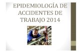 2 EPIDEMIOLOGÍA DE ACCIDENTES DE TRABAJO 2014...Accidentes Reportados Según Forma de Accidente Cusco 2014 Laincidencia por formadeaccidenteconcentrael 20%, losaccidentes«punzocortantes»,
