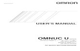 OMRON Документация - U Series User's Manualomrondoc.ru/C/I514-E1-2.pdf · 2017. 7. 14. · All OMRON products are capitalized in this manual. The word “Unit” is also