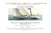 Laurent Giles Archive - 0622 Moody 44 · 2017. 6. 6. · Design No. 0622 – Moody 44 & 0651 ... Ketch Sail Plan No. 6225 ... This performance cruising design was prepared for A.H.