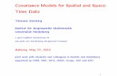 Covariance Models for Spatial and Space- Time Data · 2014. 2. 25. · Part 3: Space-Time Covariance Functions 3.1 Geostatistical models for spatio-temporal data 3.2 Stationarity,