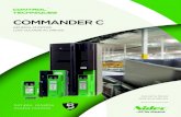Commander Brochure Iss 03 - SolFox · COMMANDER C 0.25 kW to 132 kW (0.33 HP to 200 HP) GENERAL PURPOSE LOW VOLTAGE AC DRIVES Simple, reliable motor control Warranty terms and conditions