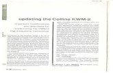 Bill Orr KWM-2 Article - Collins Collectors Associationcollinsradio.org/archives/manuals/KWM-2 Bill Orr 1979... · 2015. 6. 9. · By William l. Orr, W6SAl, 48 Campbell Lane, Menlo