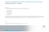 Appl. Note, Active Antennas for Radiomonitoring€¦ · Characteristics of active antennas 8GE02_0e Rohde & Schwarz Active Antennas for Radiomonitoring 8 As already mentioned in chapter
