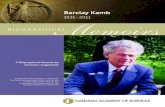 Barclay Kamb - National Academy of Sciences › ... › memoir-pdfs › kamb-barclay.pdfBarclay Kamb 1931–2011. 2 B orn in San Jose, California, Barclay grew up in the San Francisco