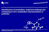 Identification of metabolites: analytical challenges for ... › sites › default › files › event › 05 Identific… · 16 Anal Bioanal Chem (2008) 391:59–78 Parent Set Biotransformation