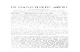 THE HAWAIIAN PLANTERS' MONTHLY...THE HAWAIIAN PLANTERS' MONTHLY PUBLISHED FOR THE HA WAIIAN SUGAR PLANTERS' ASSOCIATION. Vol. XX.] HONOLULU, APRIL 15,1901. No.4 NJ~W YOlm: ~UGAR MAHKE'l'.-No