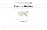 Cursive Writing - Paterson School District - Paterson, New ... arts...Cursive Writing (Upper Case Letters/Lower Case Letters from N-Z) Zaner-Bloser Unit 2 (Pages 8-31) 9 Weeks Unit