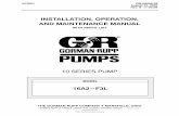 INSTALLATION, OPERATION, AND MAINTENANCE MANUAL2005/08/22  · manual is designed to help you achieve the best performance and longest life from your Gorman-Rupp pump. This pump is