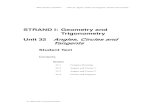 STRAND I: Geometry and Trigonometry Angles, Circles and ...MEP Jamaica: STRAND I UNIT 32 Angles, Circles and Tangents: Student Text Contents STRAND I: Geometry and Trigonometry Unit