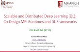 Scalable and Distributed Deep Learning (DL): Co-Design MPI …hidl.cse.ohio-state.edu/static/media/talks/slide/awan-sc... · 2019. 12. 2. · Asdasdasdasd. HPC Platforms. Multi-/Many-core
