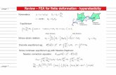 L14 - Brown University · 2017. 10. 25. · page 1 page 1 Review — FEA for finite deformation - hyperelasticity Kinematics Equilibrium Yi — Original Configuration Deformed Configuration