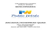 BENCHMARKS - Los Angeles County Department of Public …dpw.lacounty.gov › ... › Arcadia_Rosemead_Quad.pdfARCADIA/ROSEMEAD QUAD LOS ANGELES COUNTY PUBLIC WORKS BENCHMARKS 2013