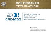 BOILERMAKER - University of Waterloo · 2017. 10. 18. · BOILERMAKER TOTAL HEALTH ARC Blair Allin, National Health & Safety Representative, International Brotherhood of Boilermakers.