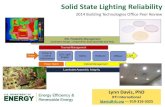 Solid State Lighting Reliability - Energy.gov · 2014. 10. 3. · Solid State Lighting Reliability 2014 Building Technologies Office Peer Review Lynn ... System-level approach consisting