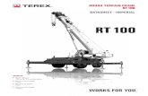 ROUGH TERRAIN CRANE RT100 DATASHEET-IMPERIAL · 2020. 8. 25. · Crane operation is subject to the computer charts and operation manual both supplied with the crane. ft lbs ft lbs