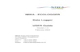 NIWA - ECOLOGGER Data Logger USER Guide...STARLOG functions 18 4.3.1. Hot keys 19 4.3.2. The Control Panel Menu 21 4.3.3. The Scheme Editor 22 4.4. User Programmable Power Supply Programming