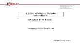 1769 Weigh Scale Module - helminstrument.com · 1769-5.16 A complete listing of current Automation Group documentation, including ordering instructions. Also indicates whether the