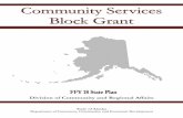 Division of Community and Regional Affairs · 2017. 8. 28. · Commerce, Community, and Economic Development, the responsibility to administer the Community Services Block Grant Program
