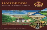 STUDENT HANDBOOK...Handbook 2017/18 5 2.2.3 VISITING STAFF 1. Prof. Diyanath Samarasingha, Formerly University of Colombo 2. Prof. W.B. Daundasekera, University of Peradeniya 3. Prof