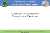 Overview Of Emergency Management ExercisesThe Federal Emergency Management Agency’s (FEMA) Exercise Development and Design Courses Online Training IS120a – An Introduction to Exercises